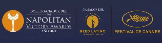 Doble ganador del Napolitan Victory Awards, Reed Latino Awards y reconocido en el Festival de Cannes