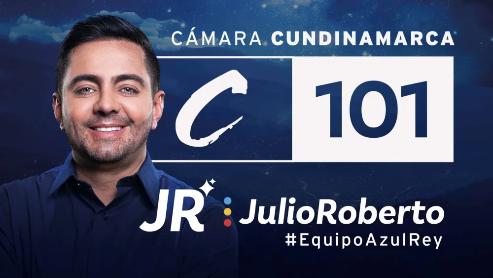 Julio Roberto — Cámara Cundinamarca C 101 — #EquipoAzulRey